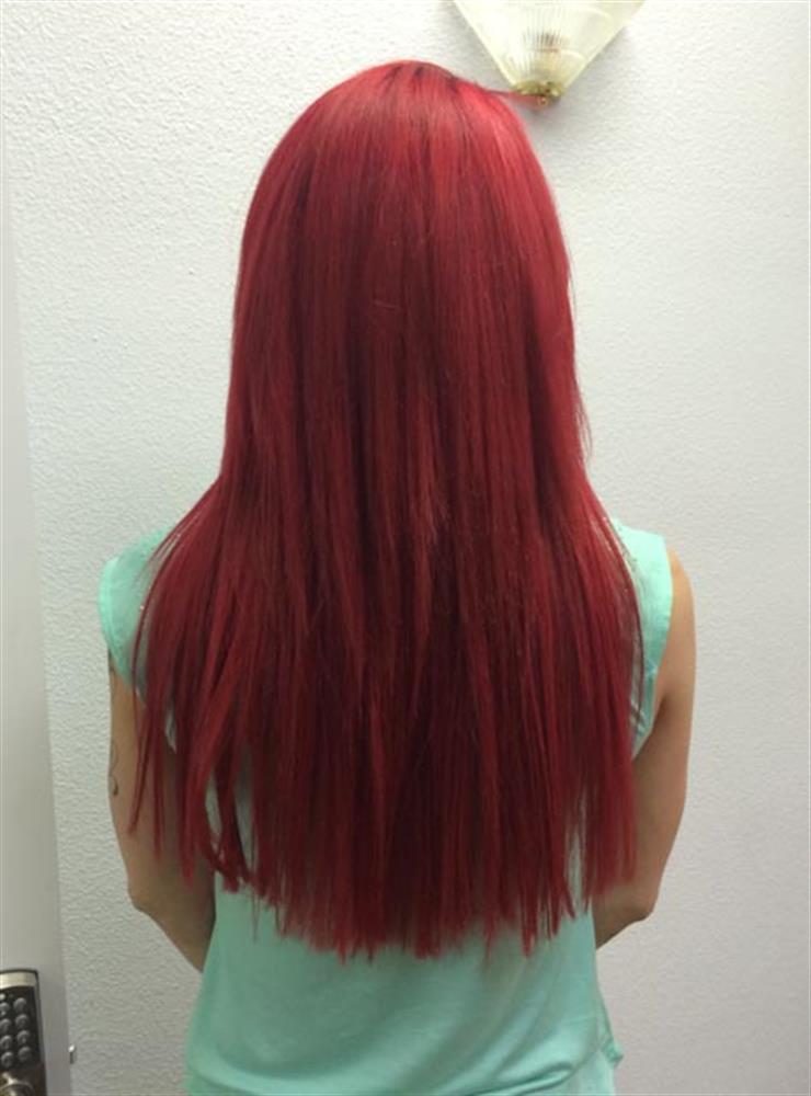 HAIR EXTENSIONS RED 3