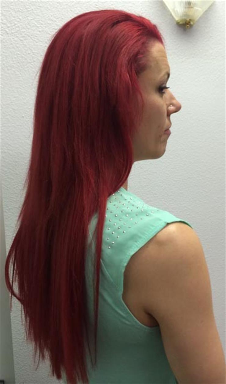 HAIR EXTENSIONS RED 1