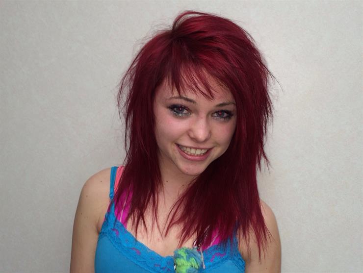 BLONDE TO RED!